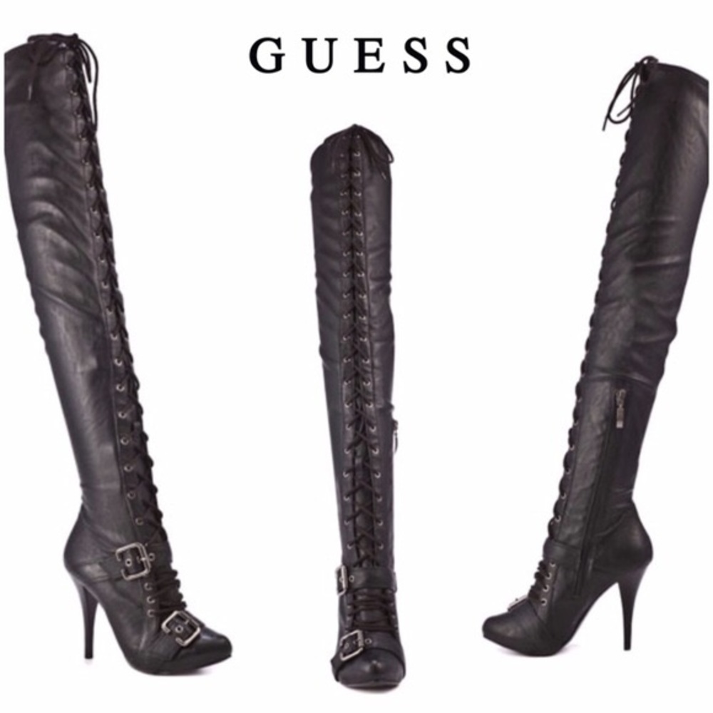 Guess thigh-high boots